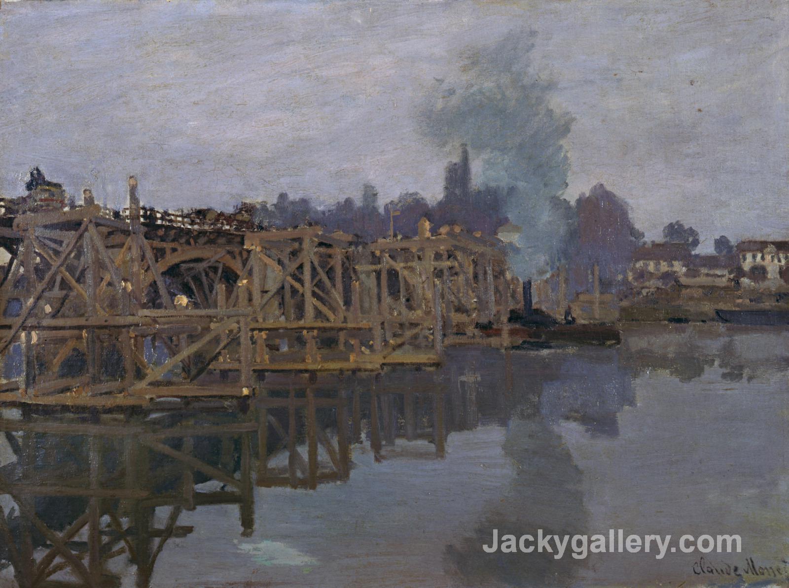 The Bridge under Repair by Claude Monet paintings reproduction